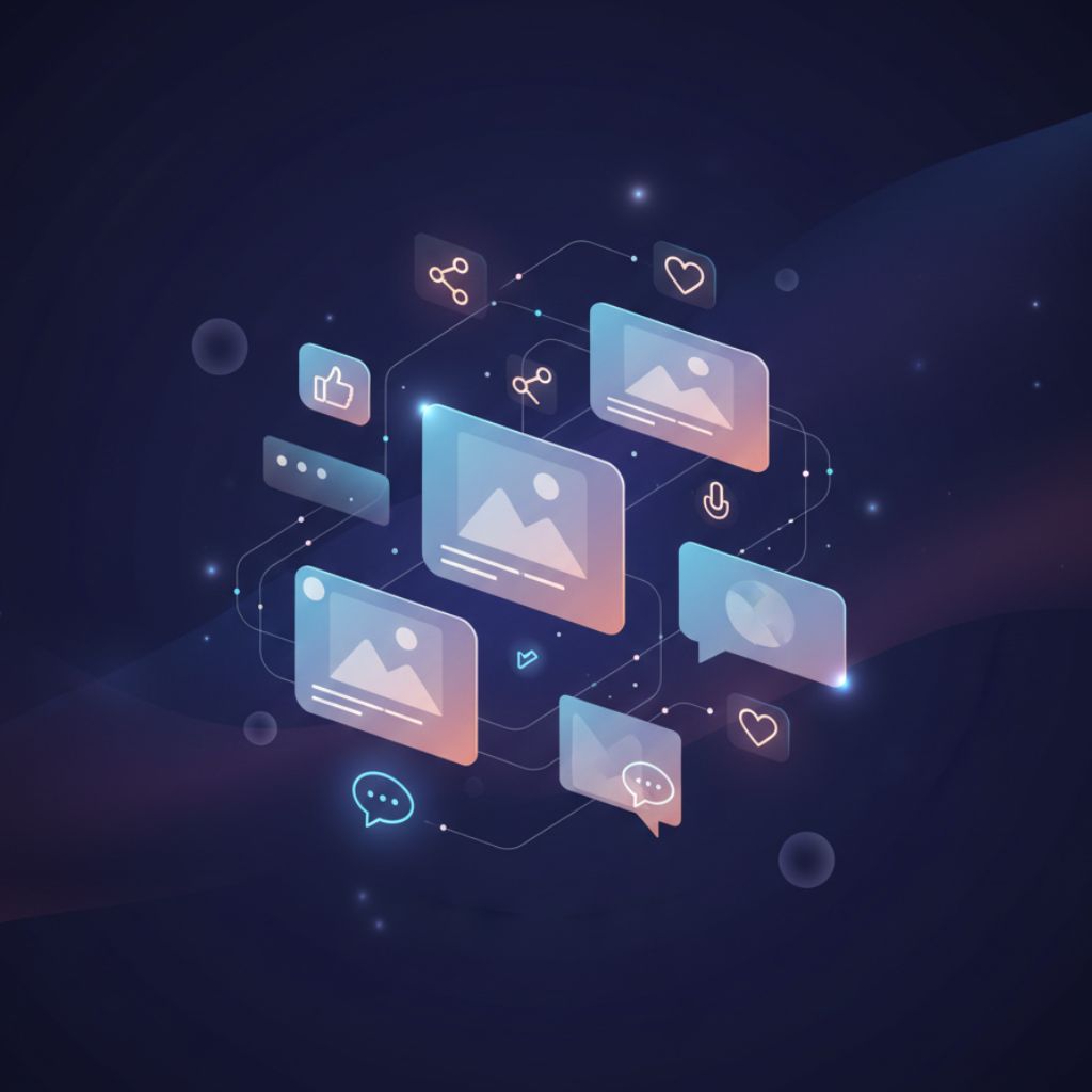 Social media management and content handling services